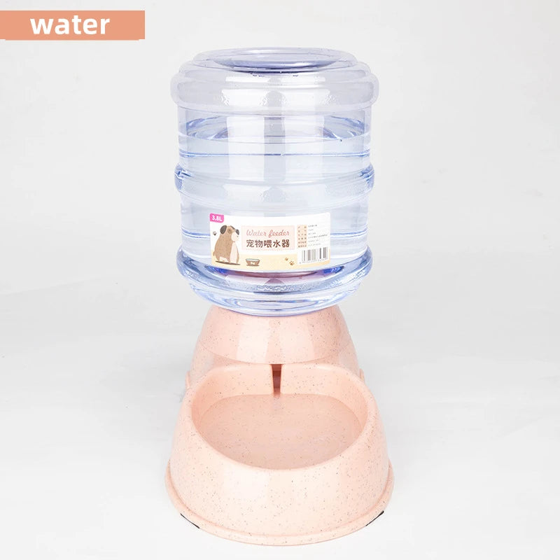 Large Capacity Automatic Pet Feeder β Food & Water Bowl Set for Cats and Small Dogs