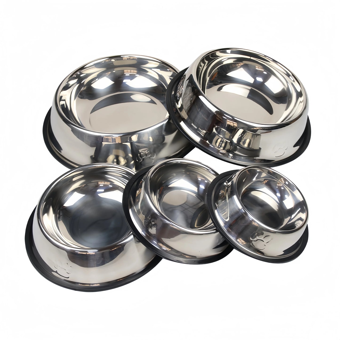 Stainless Steel Pet Feeding Bowl โ Durable, Easy-to-Clean Food & Water Dish for Cats & Dogs