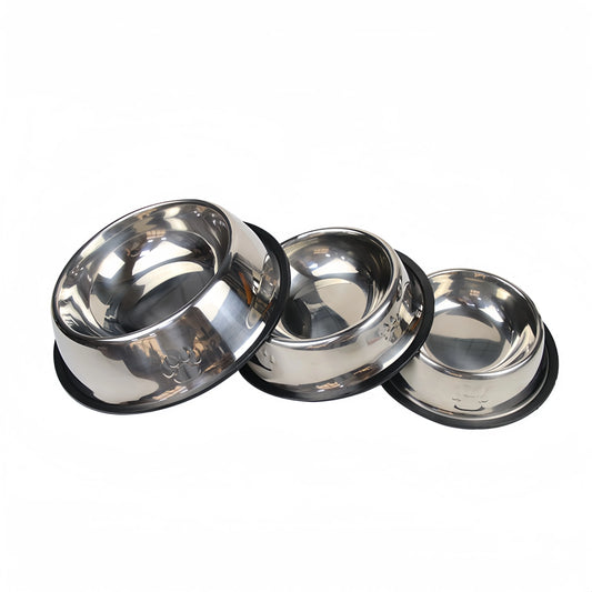 Stainless Steel Pet Feeding Bowl – Durable, Easy-to-Clean Food & Water Dish for Cats & Dogs