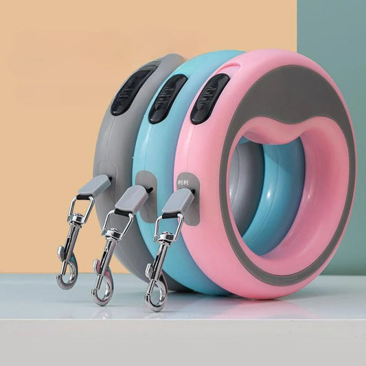Flexible 2.5M Retractable Leash – Automatic Dog Lead for Cats, Puppies & Small Dogs